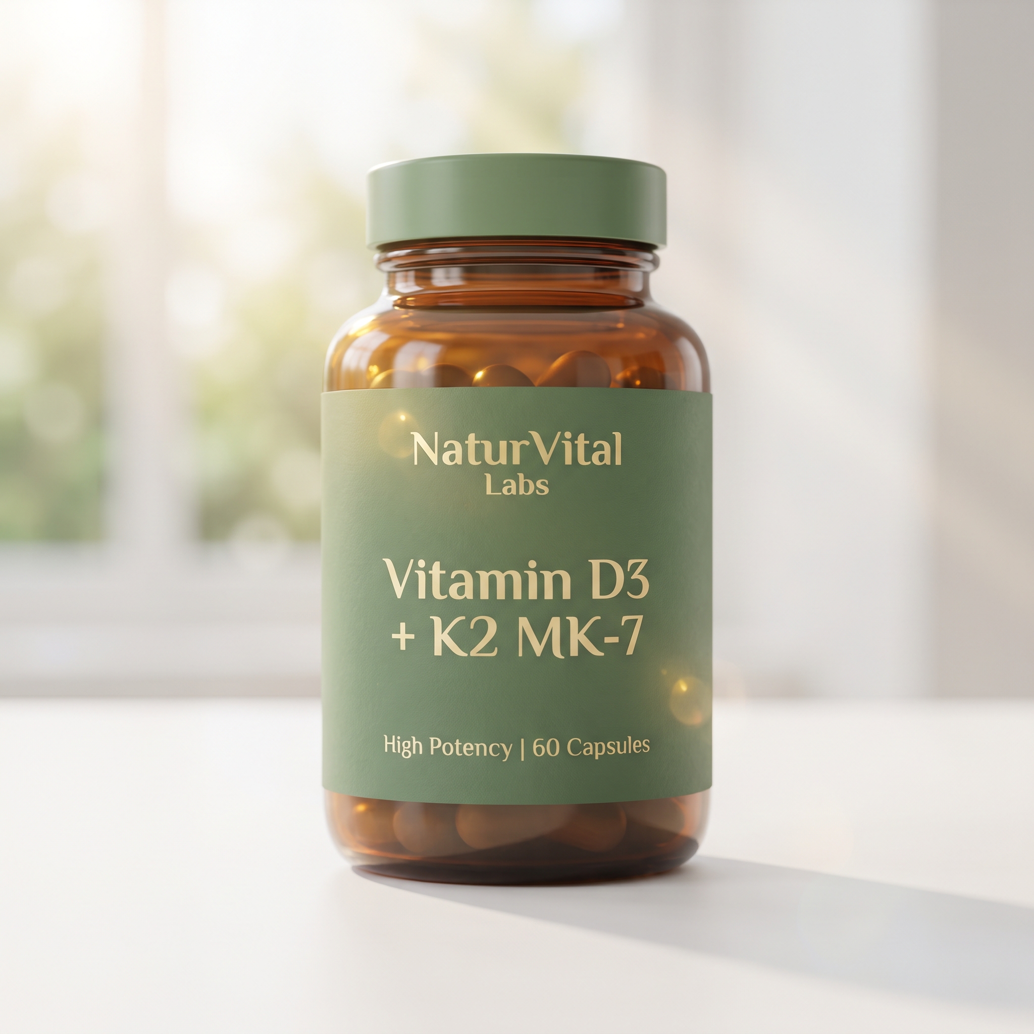 Vitamina D3 4000 UI + K2 MenaQ7